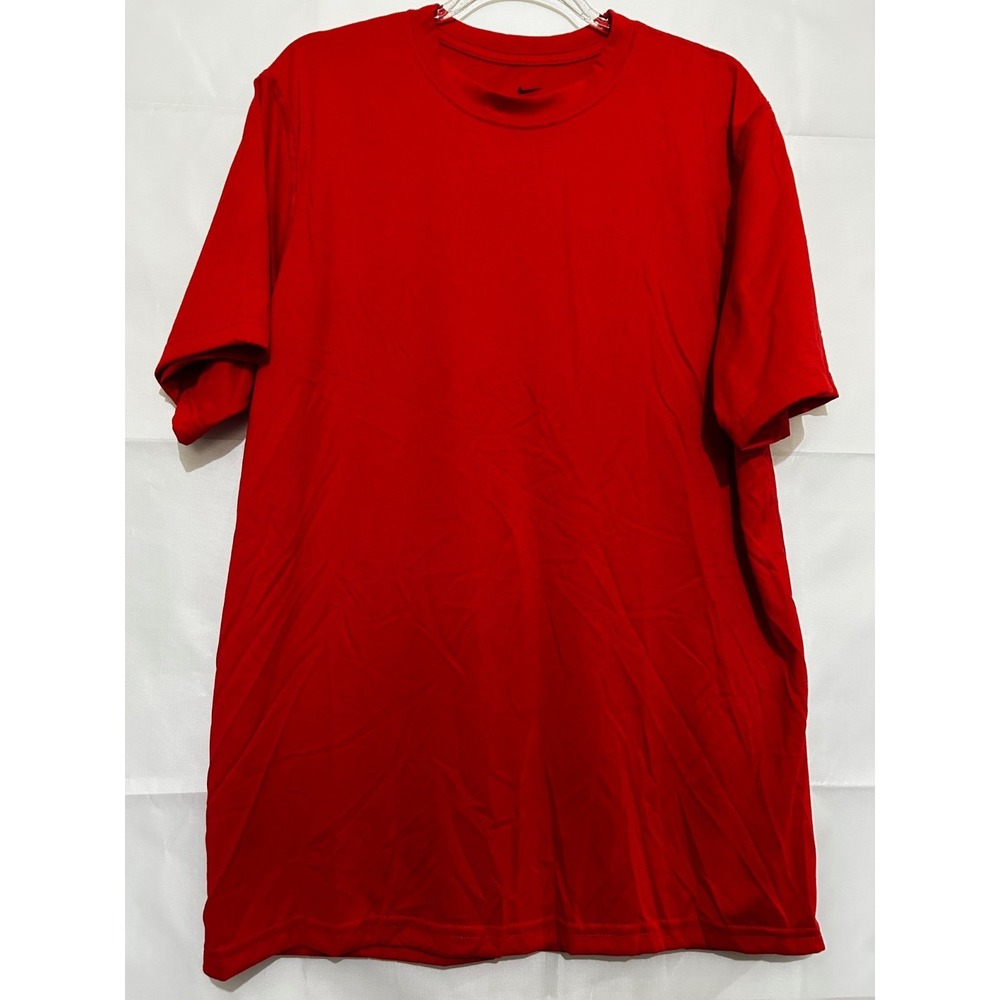 Nike Men's Dri-Fit T-Shirt Short Sleeve, Red, Medium